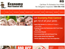 Tablet Screenshot of economypestcontrol.biz