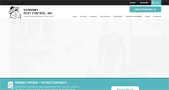 Desktop Screenshot of economypestcontrol.com
