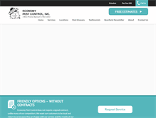 Tablet Screenshot of economypestcontrol.com